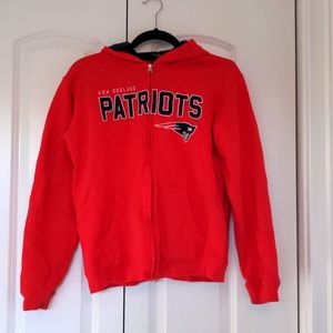 Youth XL licensed New England Patriots zip up hoodie